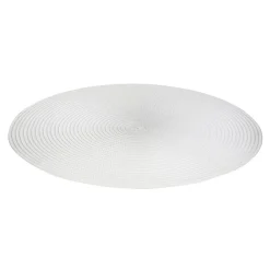 Podkładka stołowa okrągła biała 38 cm
