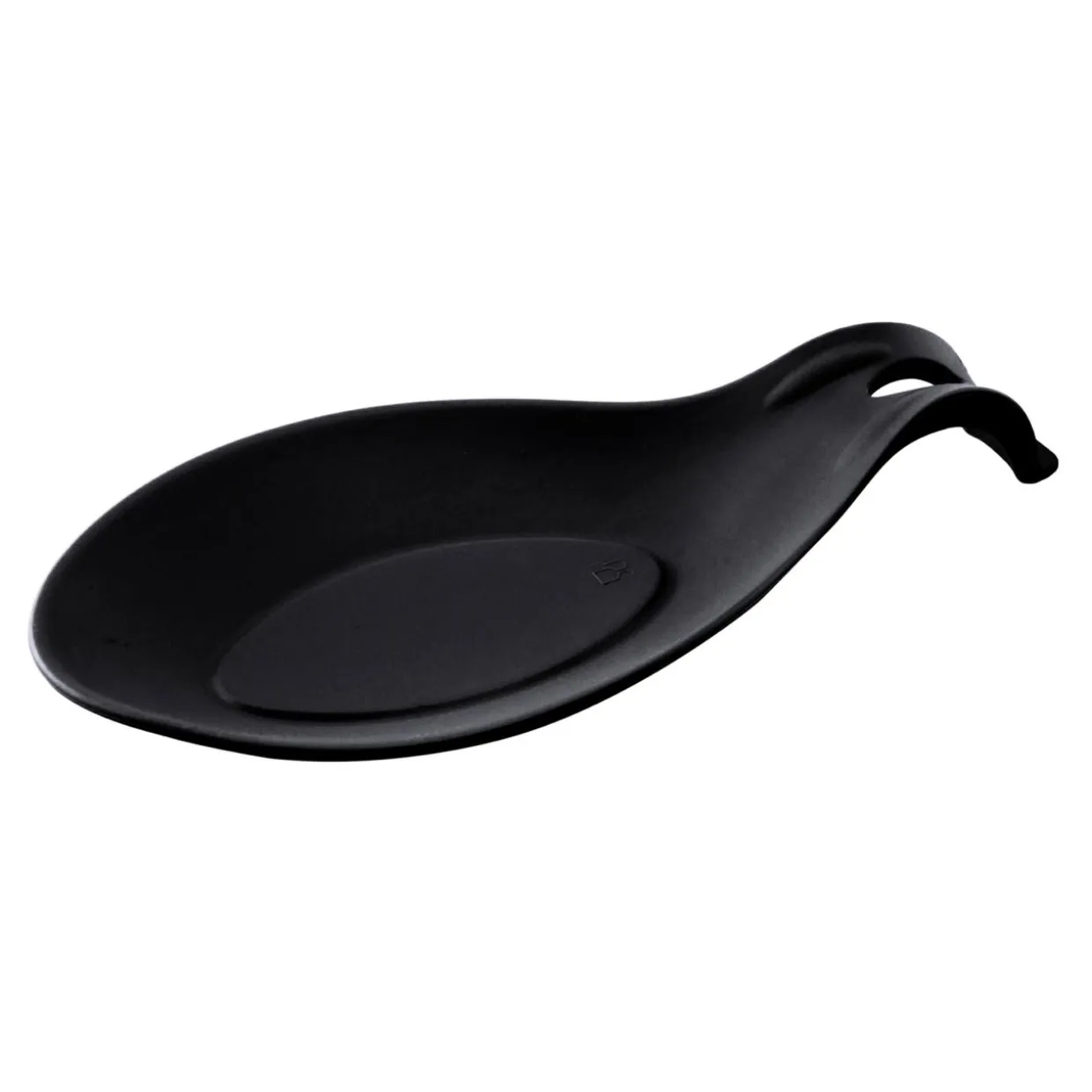 Podstawka pod łyżkę silikonowa antracyt 23,5 cm
