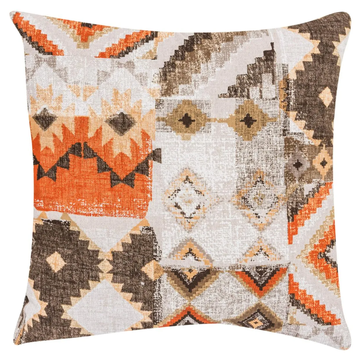 Poduszka BOHO pomarańczowa 60x60 cm
