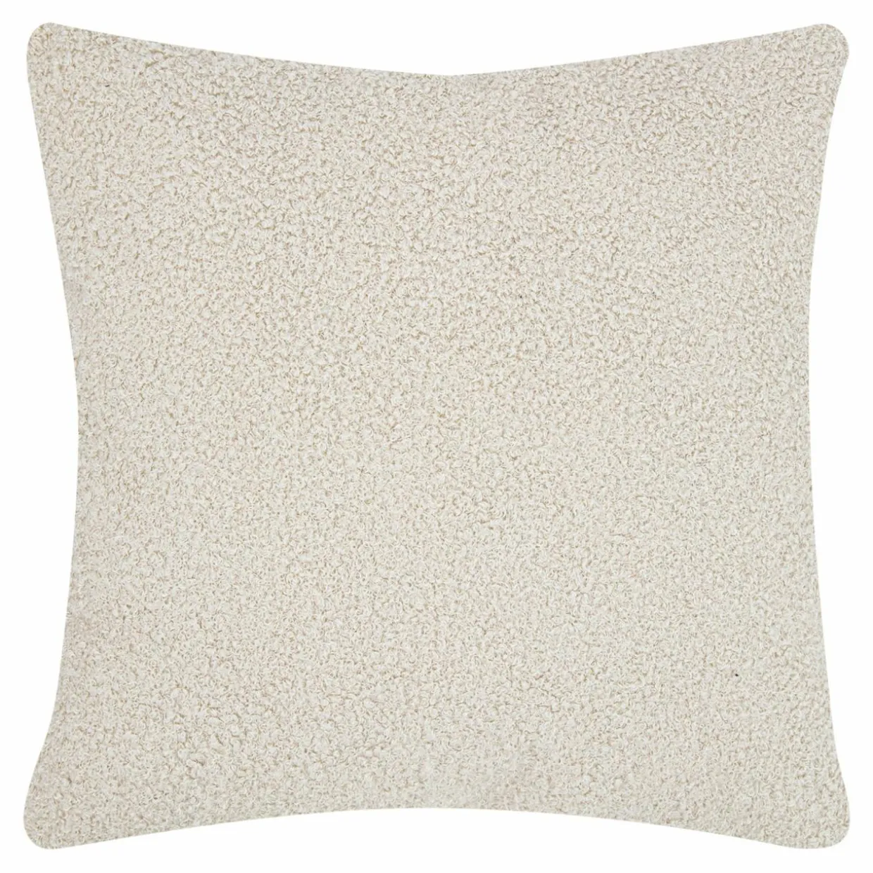 Poduszka dekoracyjna BOUCLE kremowa 45x45 cm