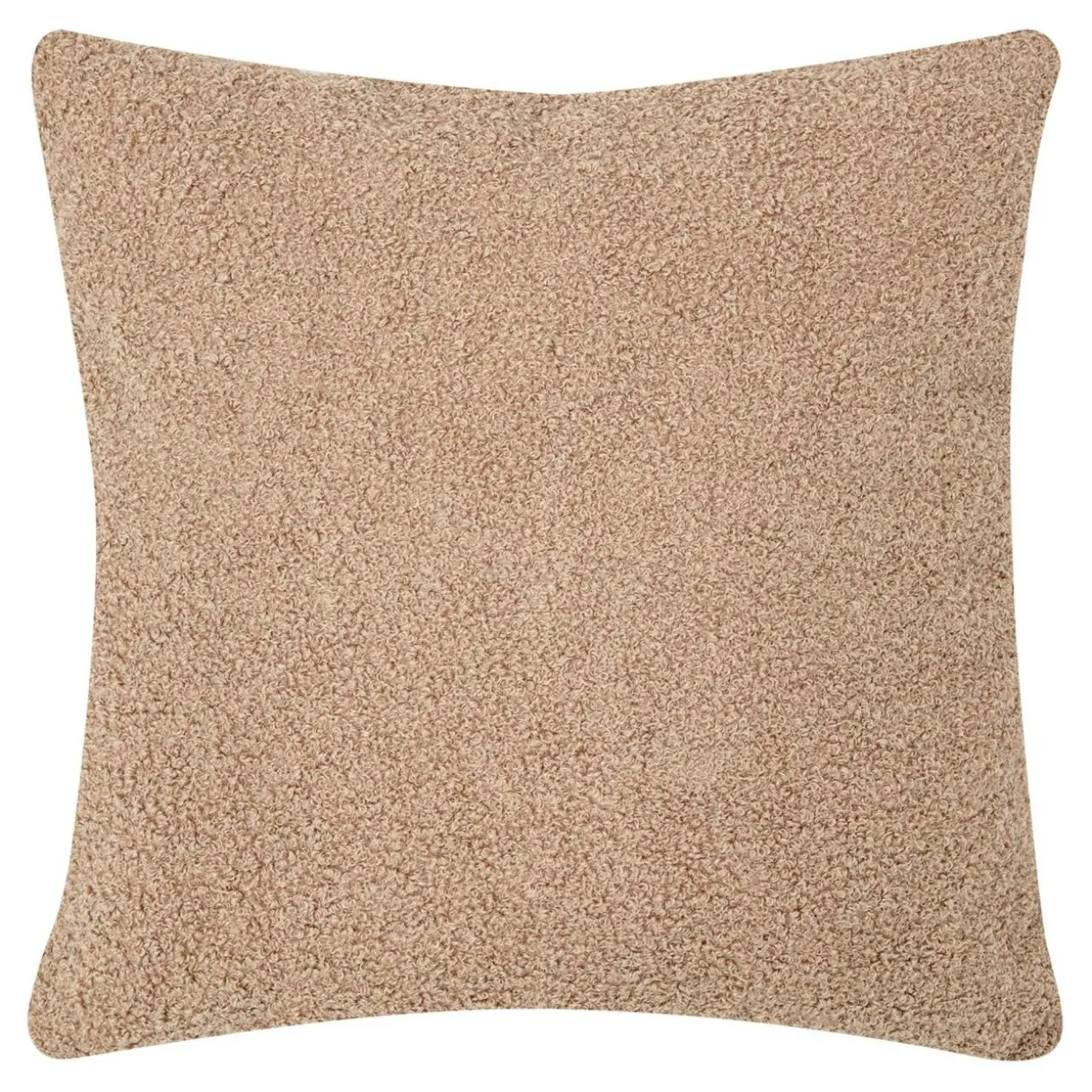 Poduszka dekoracyjna karmelowa BOUCLE 45x45 cm