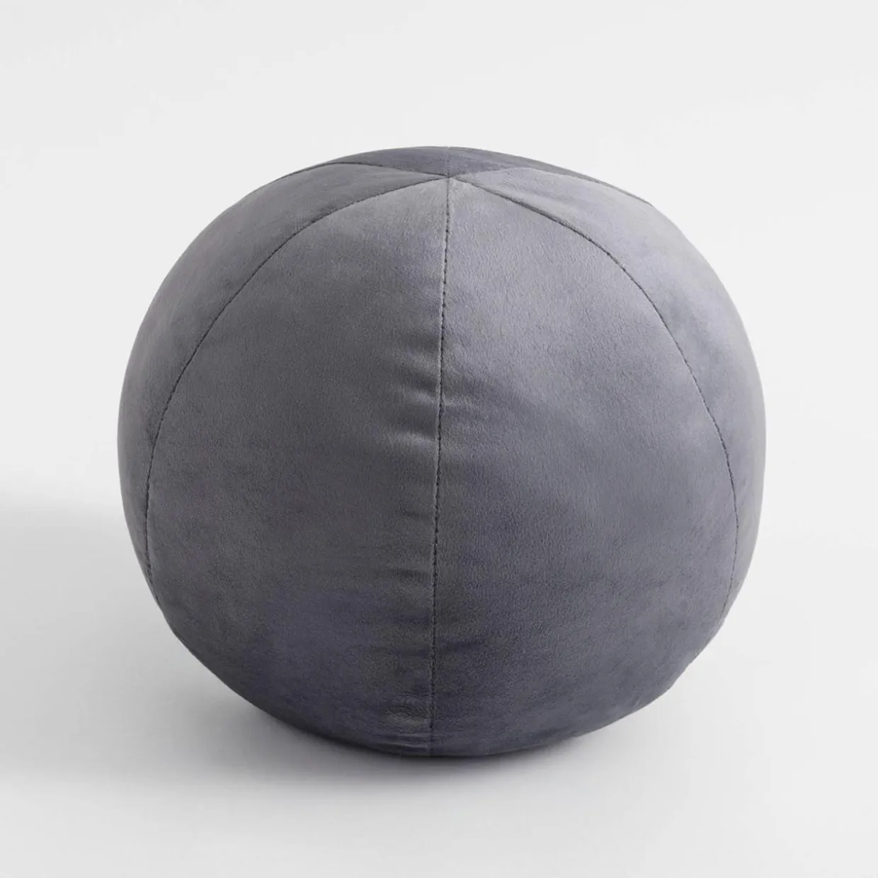 Poduszka dekoracyjna kula szara SPHERE 27 cm