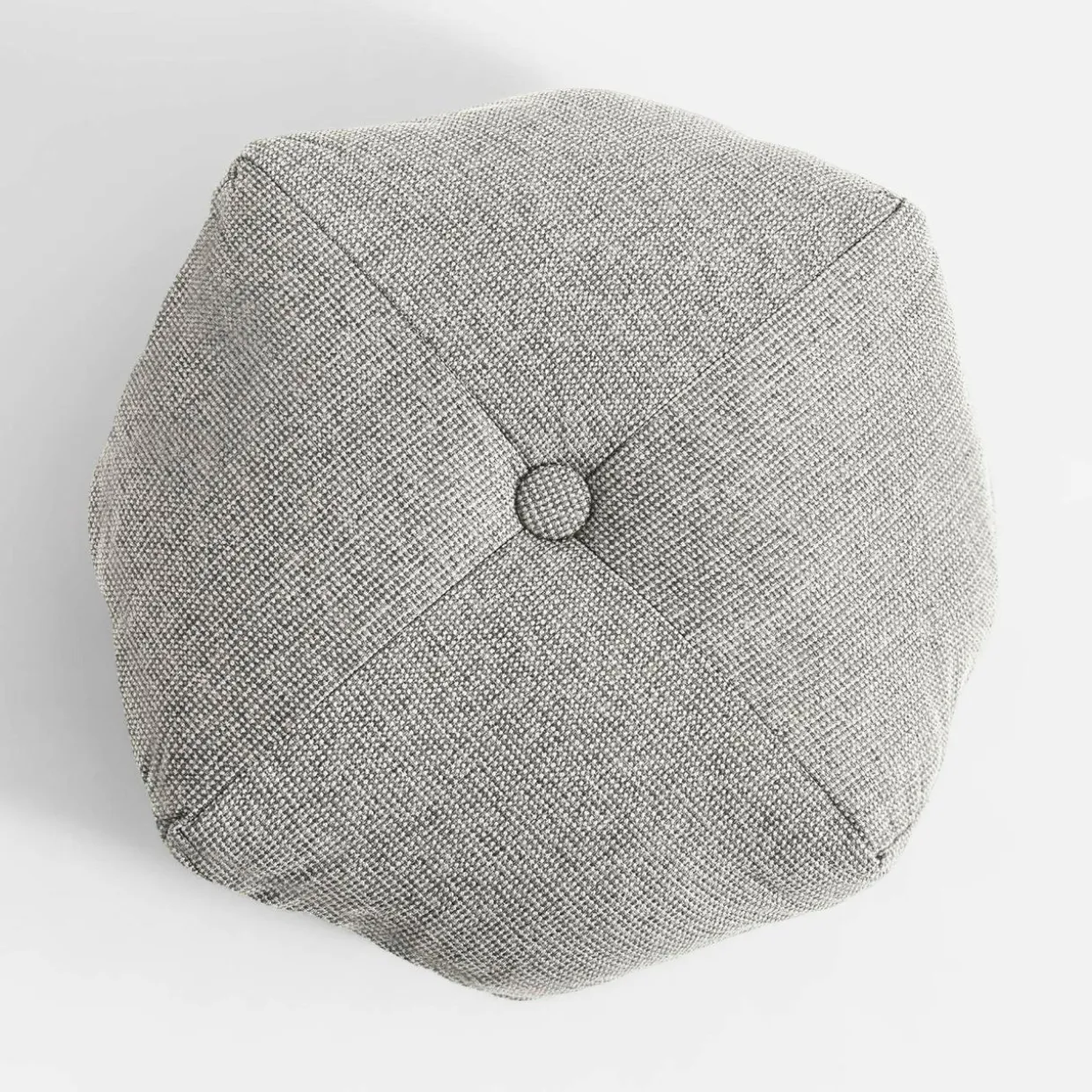 Poduszka jasnoszara PUFFY PUF 48x18 cm