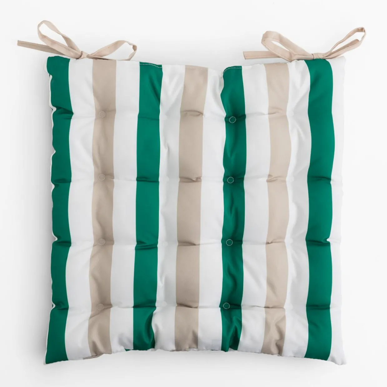 Poduszka na krzesło w paski SUMMER ZANZI OUTDOOR 40x40 cm