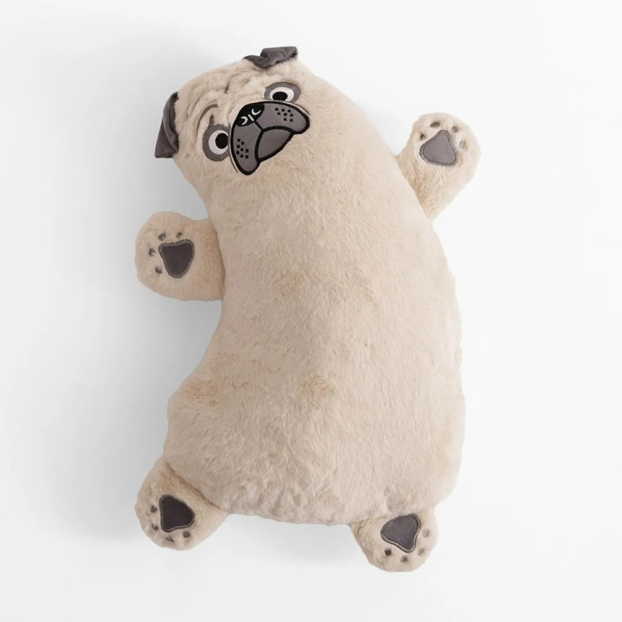 Poduszka przytulanka mops HUGGIE 50x33 cm