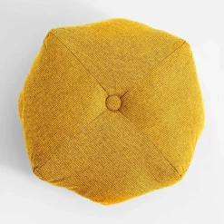 Poduszka żółta PUFFY PUF 48x18 cm