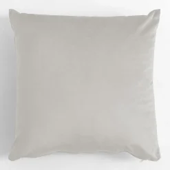 Poduszka welurowa kremowa VELVIO 45x45 cm