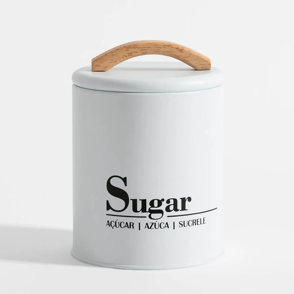 Pojemnik kuchenny biały SUGAR 16 cm