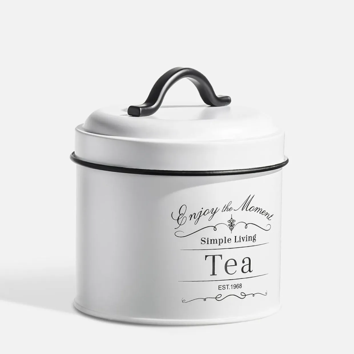 Pojemnik kuchenny biały TEA 13 cm