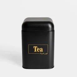 Pojemnik kuchenny czarny TEA 19 cm