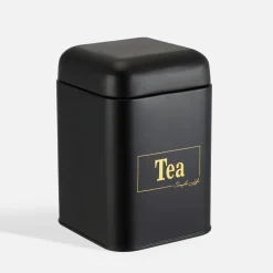 Pojemnik kuchenny czarny TEA 19 cm