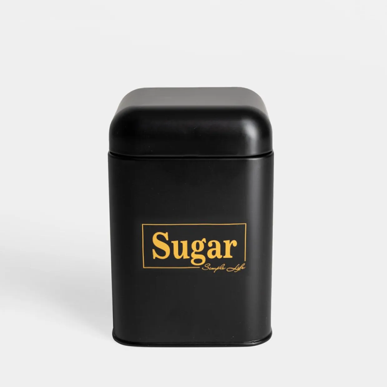 Pojemnik kuchenny czarny SUGAR 19 cm