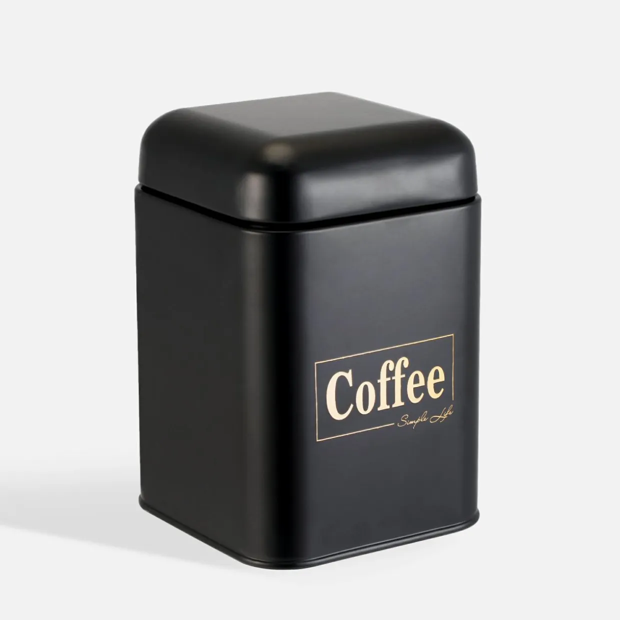 Pojemnik kuchenny czarny COFFEE 19 cm