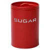 Pojemnik kuchenny na cukier czerwony SUGAR