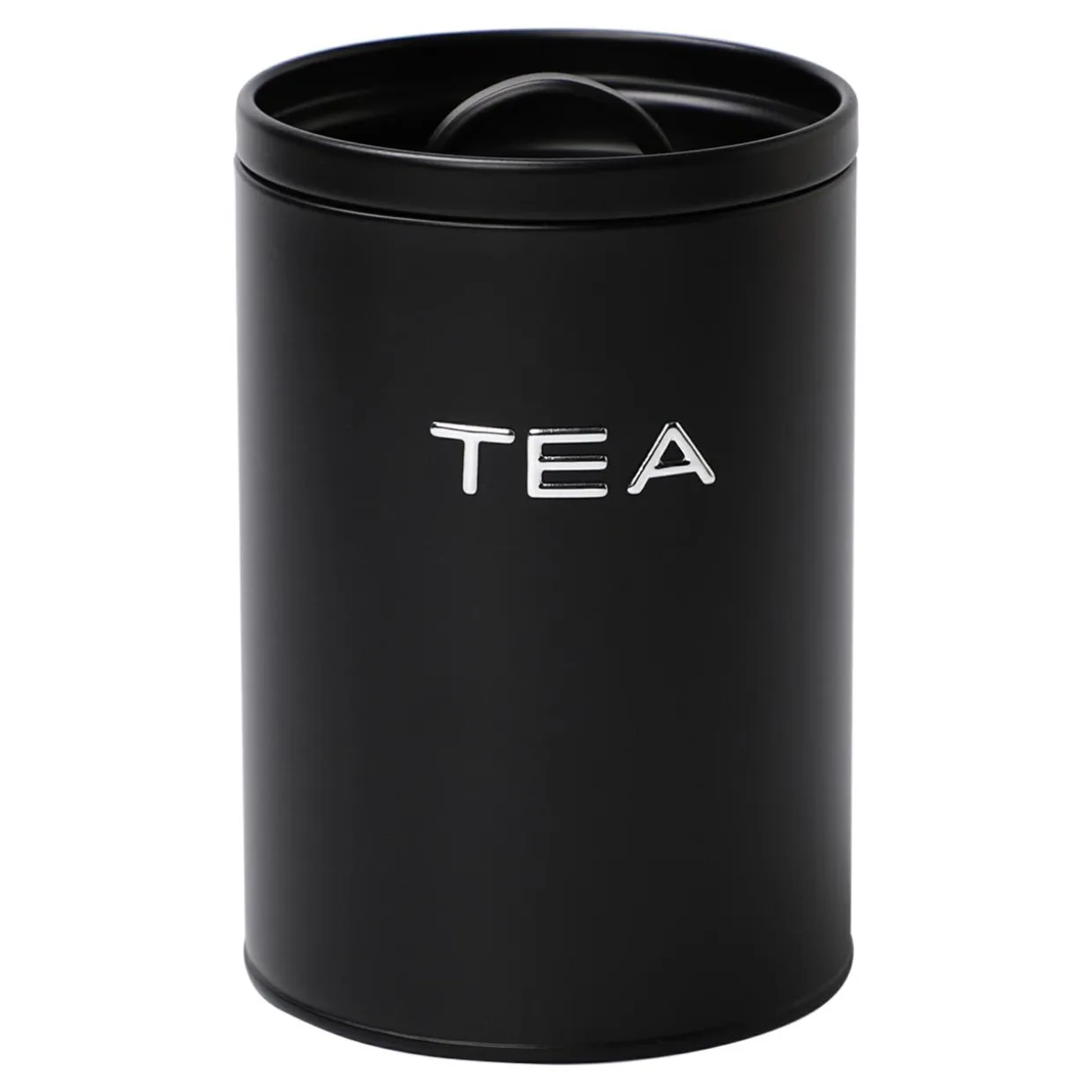 Pojemnik kuchenny na herbatę czarny TEA