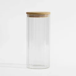 Pojemnik kuchenny z bambusową pokrywką 1000 ml