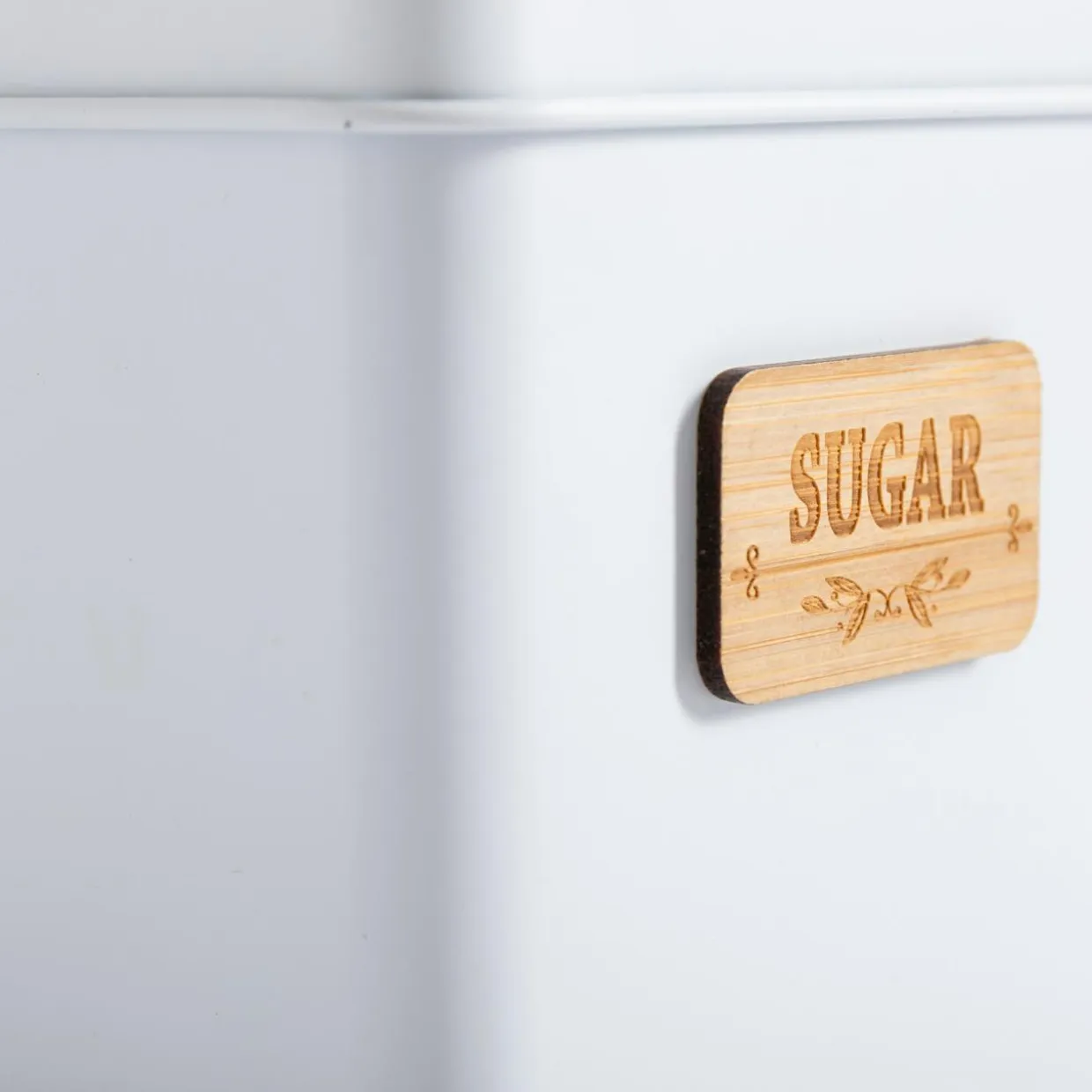 Pojemnik na cukier z bambusową tabliczką SUGAR