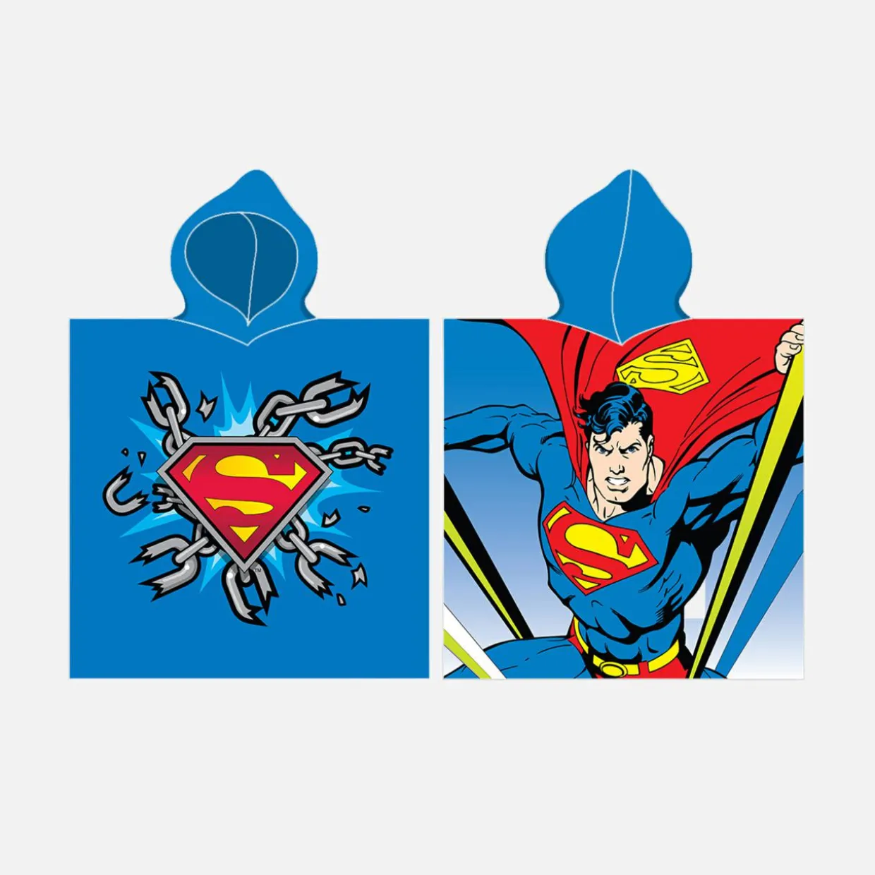 Poncho ręcznik kąpielowy SUPERMAN 50x115 cm