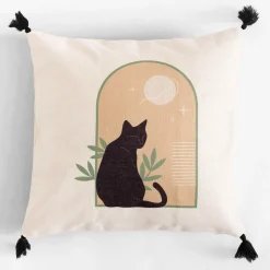 Poszewka dekoracyjna kot w oknie CATS 45x45 cm