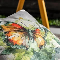 Poszewka dekoracyjna MOTYL biała OLIVE 45x45 cm