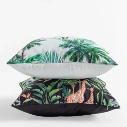 Poszewka dekoracyjna w egzotyczne wzory PARADIS 45x45 cm