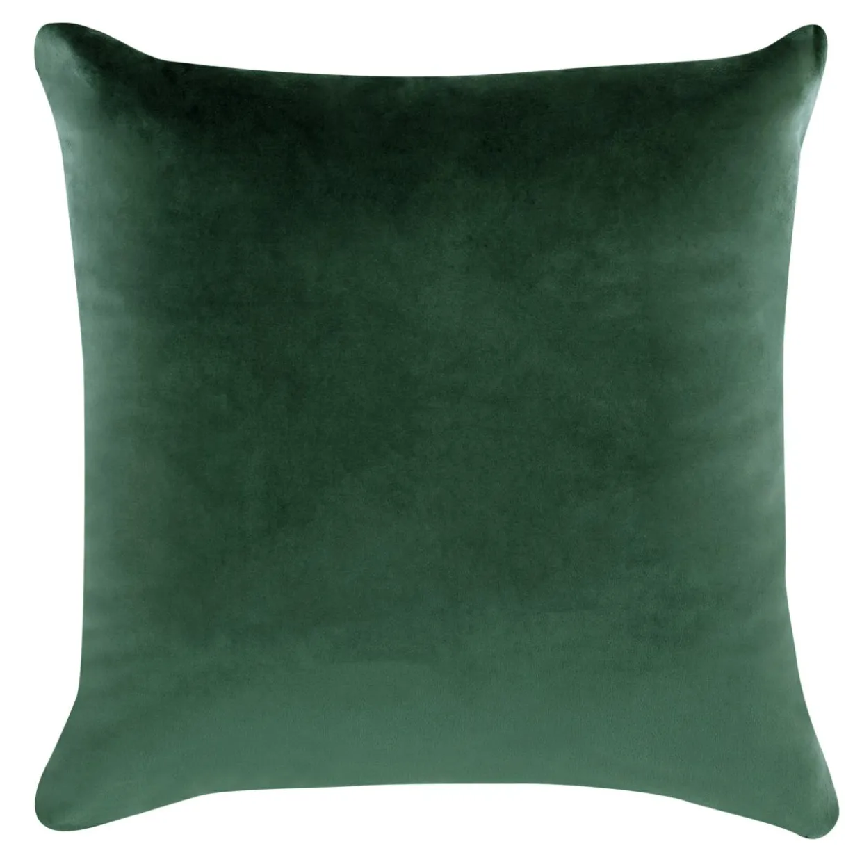 Poszewka dekoracyjna welurowa butelkowa zieleń VELVIO 45x45 cm