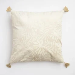 Poszewka welwetowa kremowa ADRIA 45x45 cm