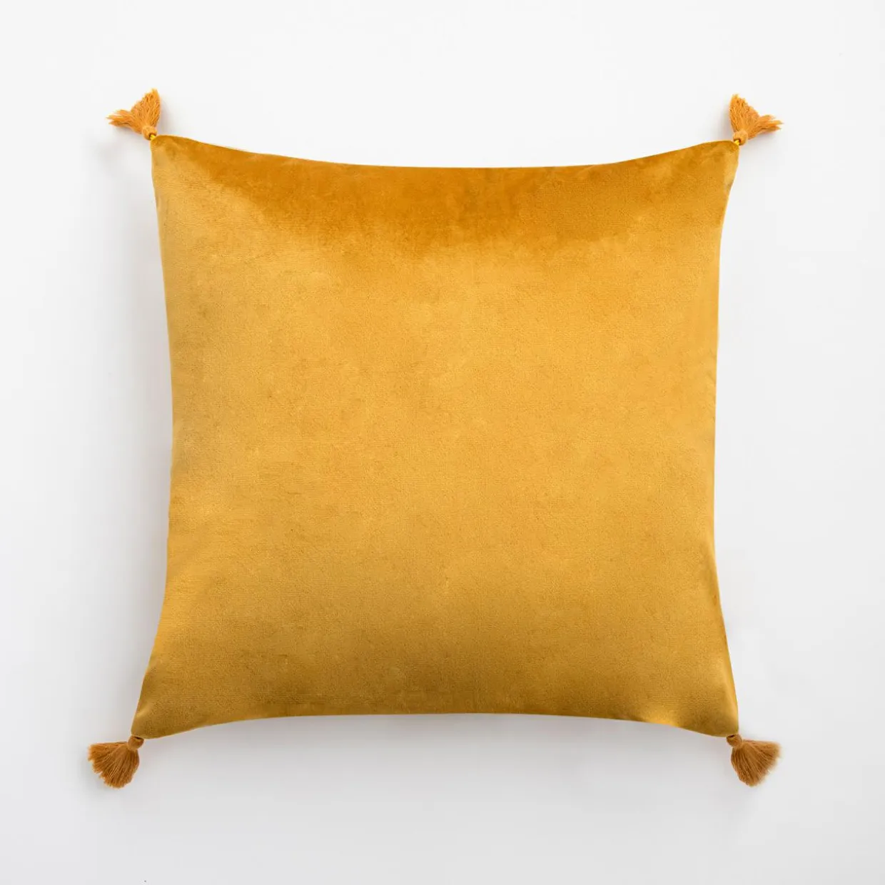 Poszewka welwetowa musztardowa ADRIA 45x45 cm
