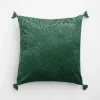Poszewka welwetowa zielona ADRIA 45x45 cm