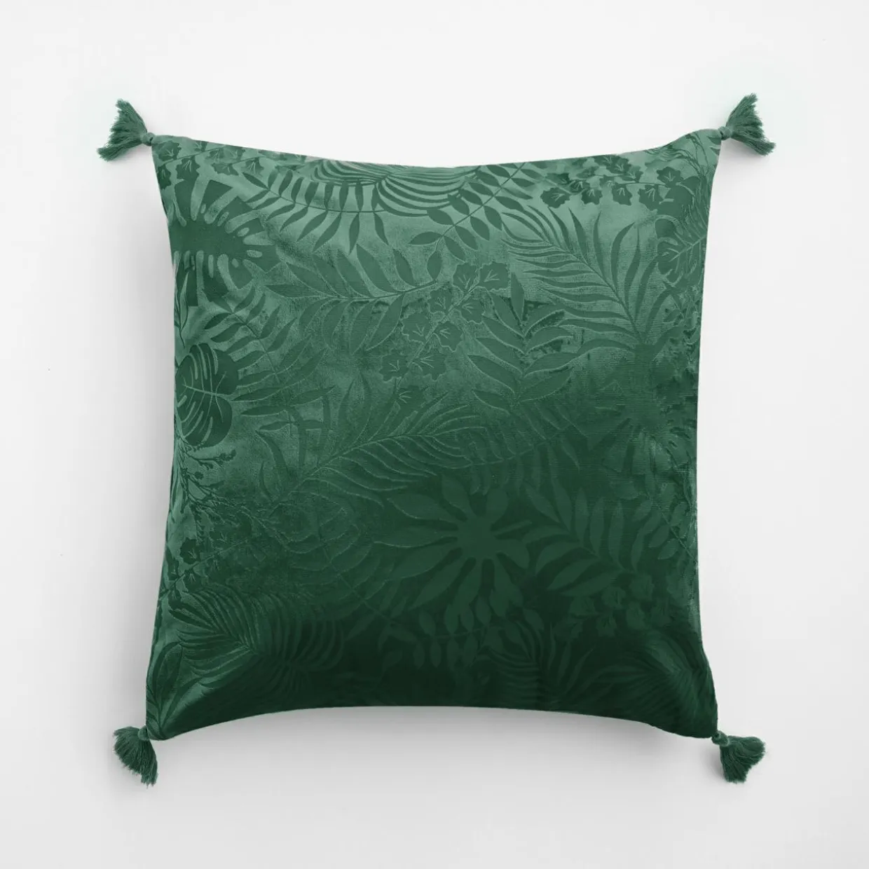 Poszewka welwetowa zielona ADRIA 45x45 cm