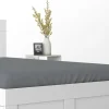 Prześcieradło bawełniane z gumką ciemnoszare PURE 180x200 cm