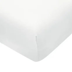Prześcieradło JERSEY z gumką białe 60x120 cm