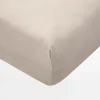 Prześcieradło kakao JERSEY z gumką 90x200 cm