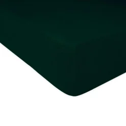 Prześcieradło z gumką butelkowa zieleń FROTTE 160x200 cm