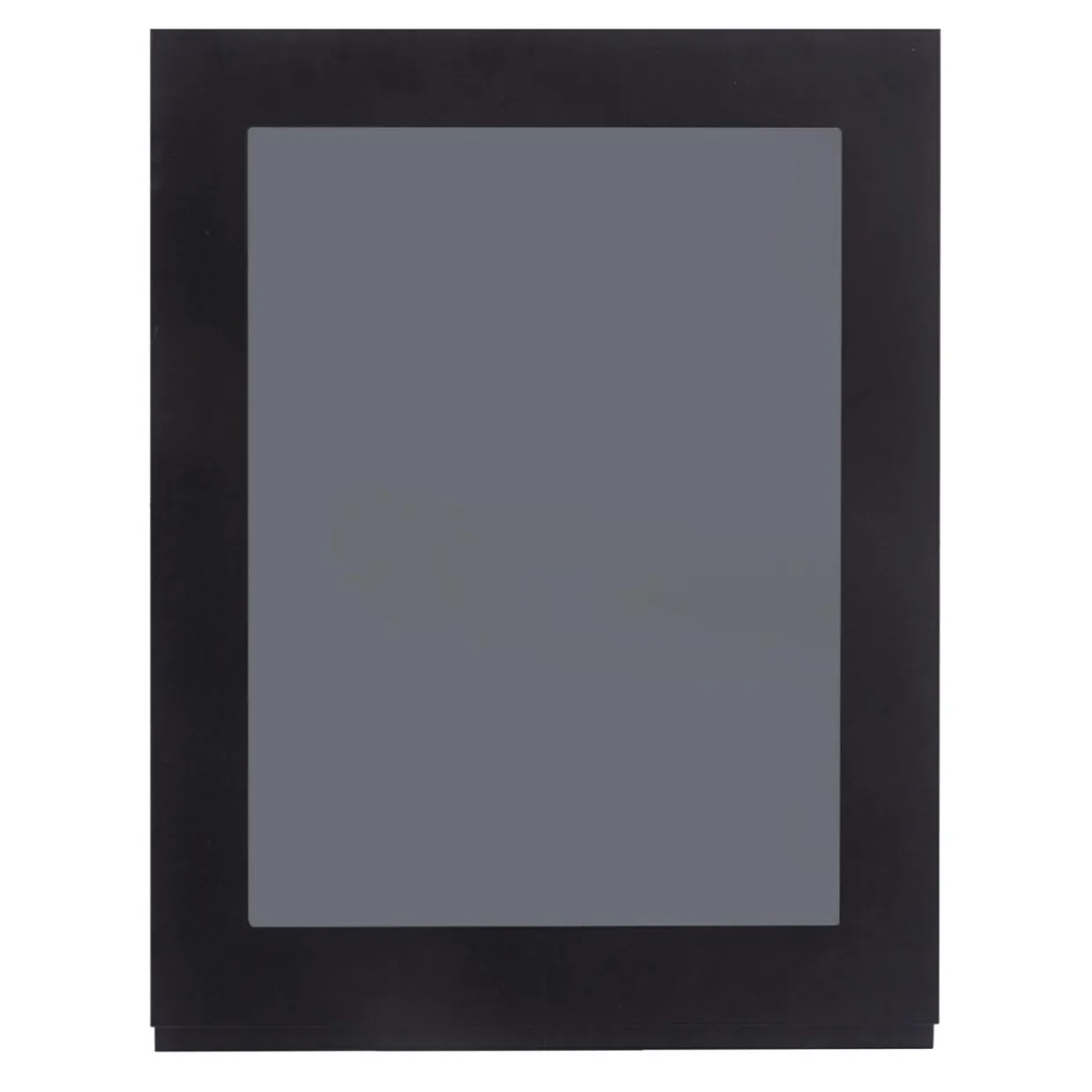 Przeszklony front drzwi PIANO PLUS 60x76,5 czarny mat
