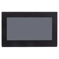 Przeszklony front drzwi PIANO PLUS 60x38,1 czarny mat