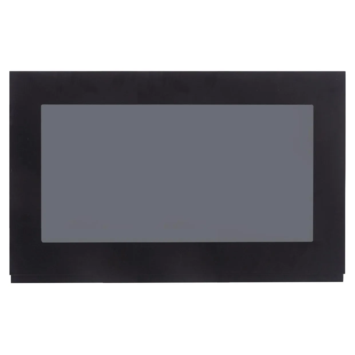 Przeszklony front drzwi PIANO PLUS 60x38,1 czarny mat