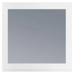 Przeszklony front drzwi PIANO 60x59,6 biały mat
