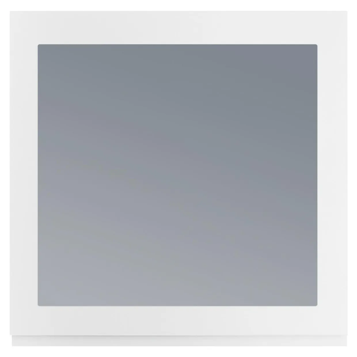 Przeszklony front drzwi PIANO 60x59,6 biały mat