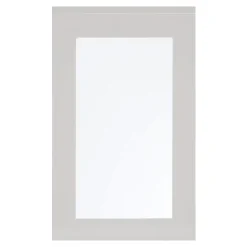 Przeszklony front PIANTA 60x98 szary, wysoki połysk