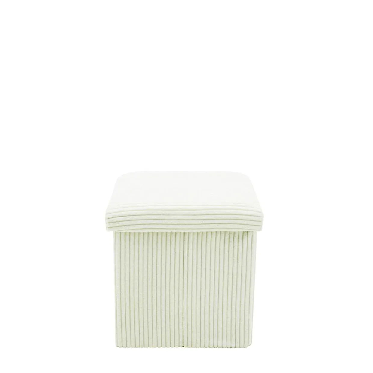 Puf składany biały 38 cm
