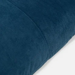 Puf welurowy niebieski RELAX LOUNGER