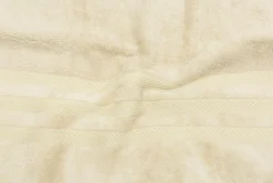 Ręcznik bawełniany do rąk krem CAROLINE 30x50 cm