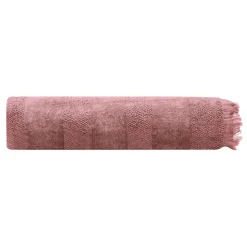 Ręcznik bawełniany róż LANETTE 90x160 cm