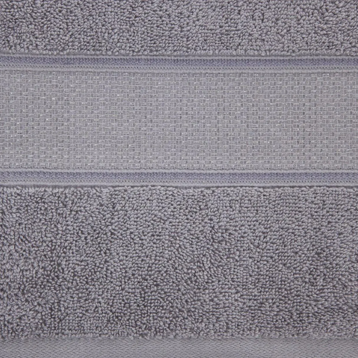 Ręcznik bawełniany srebrny LIANA 50x90 cm