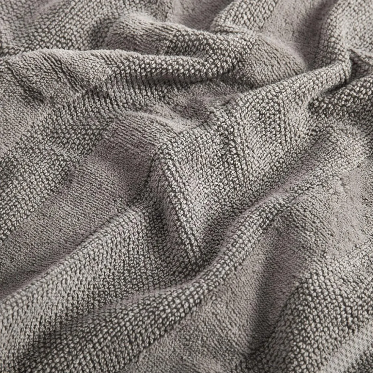 Ręcznik bawełniany szary TABBY 70x140 cm