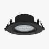 Reflektor spot podtynkowy okrągły czarny ORO ZUMA LED R 9W CCT-W