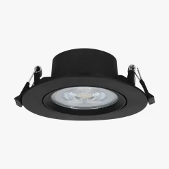 Reflektor spot podtynkowy okrągły czarny ORO ZUMA LED R 9W CCT-W