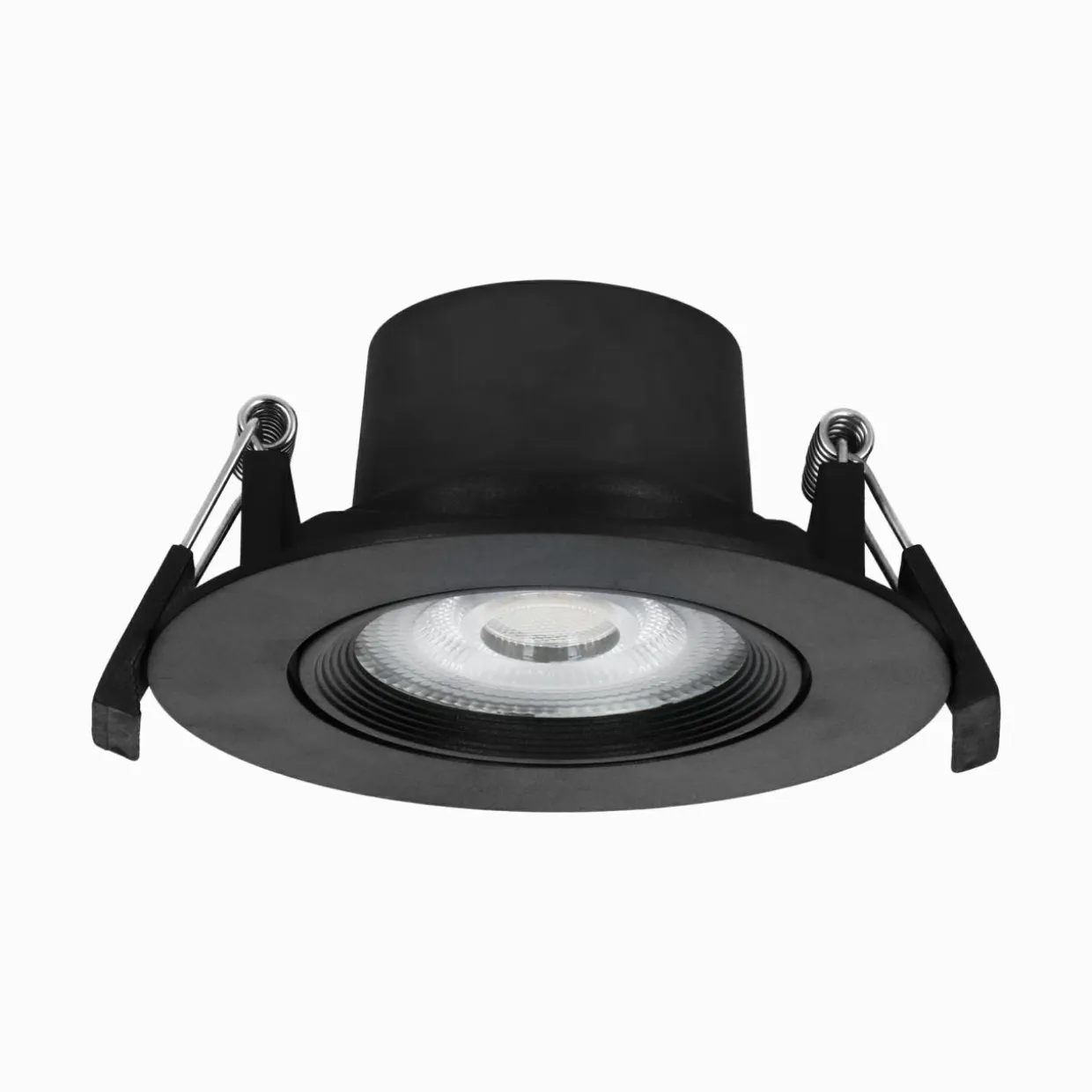 Reflektor spot podtynkowy okrągły czarny ORO ZUMA LED R 9W CCT-W