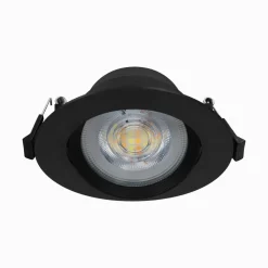 Reflektor spot podtynkowy okrągły czarny ORO ZUMA LED R 9W CCT-W